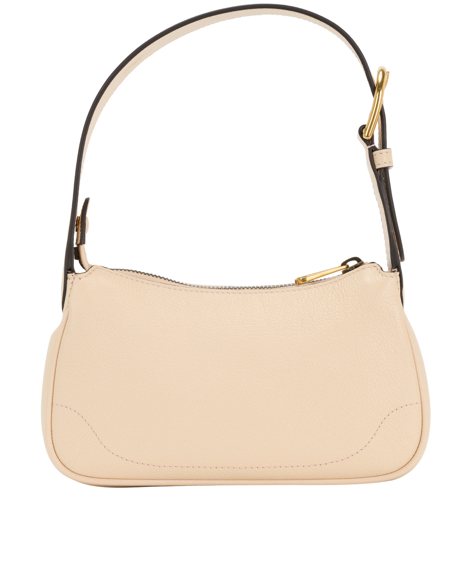 Small Aphrodite Shoulder Bag, &pound;595, Handbags, Cream, Leather, Back view